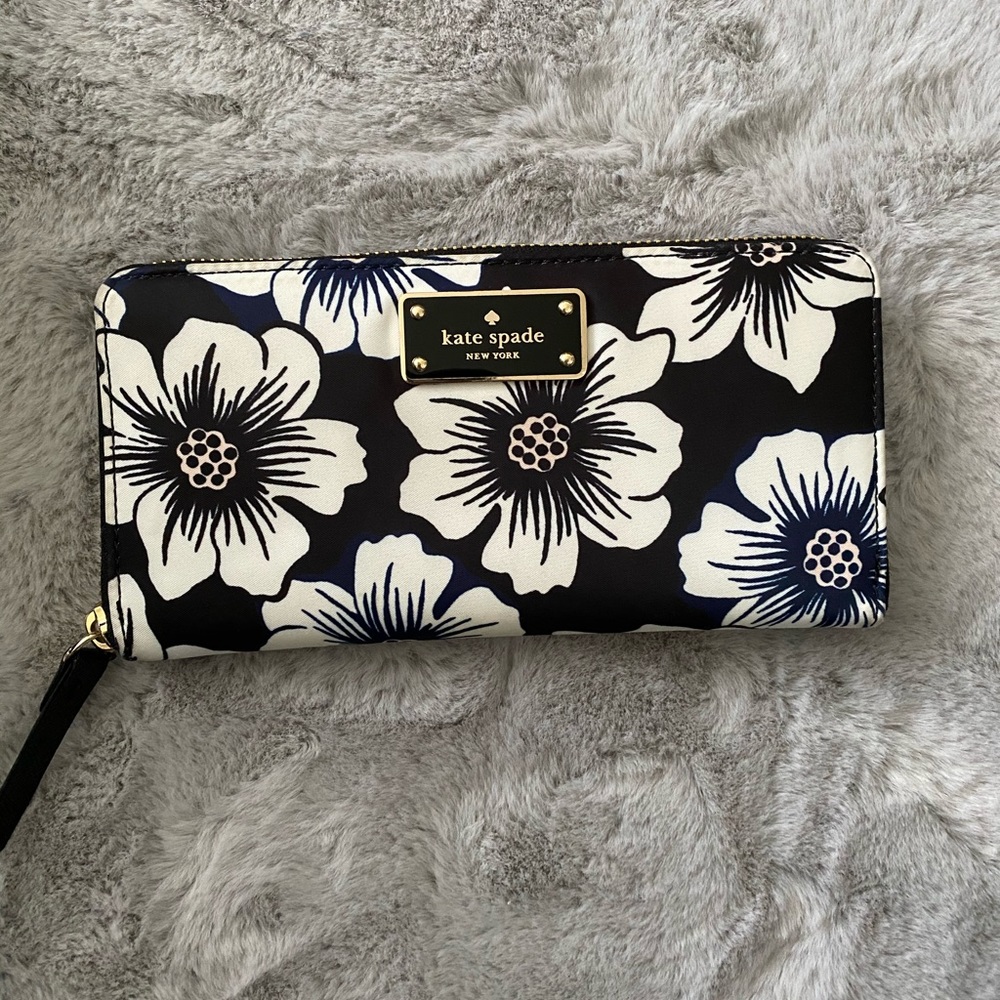 Kate Spade Floral Nylon Wallet
